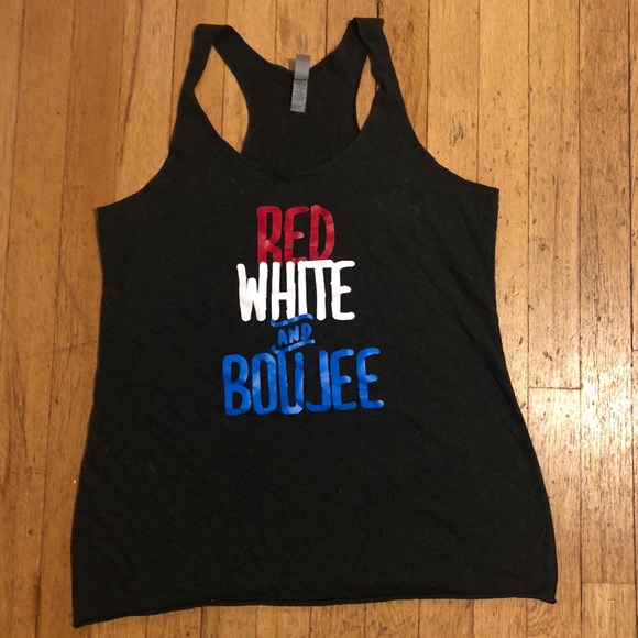 red white and boujee shirt
